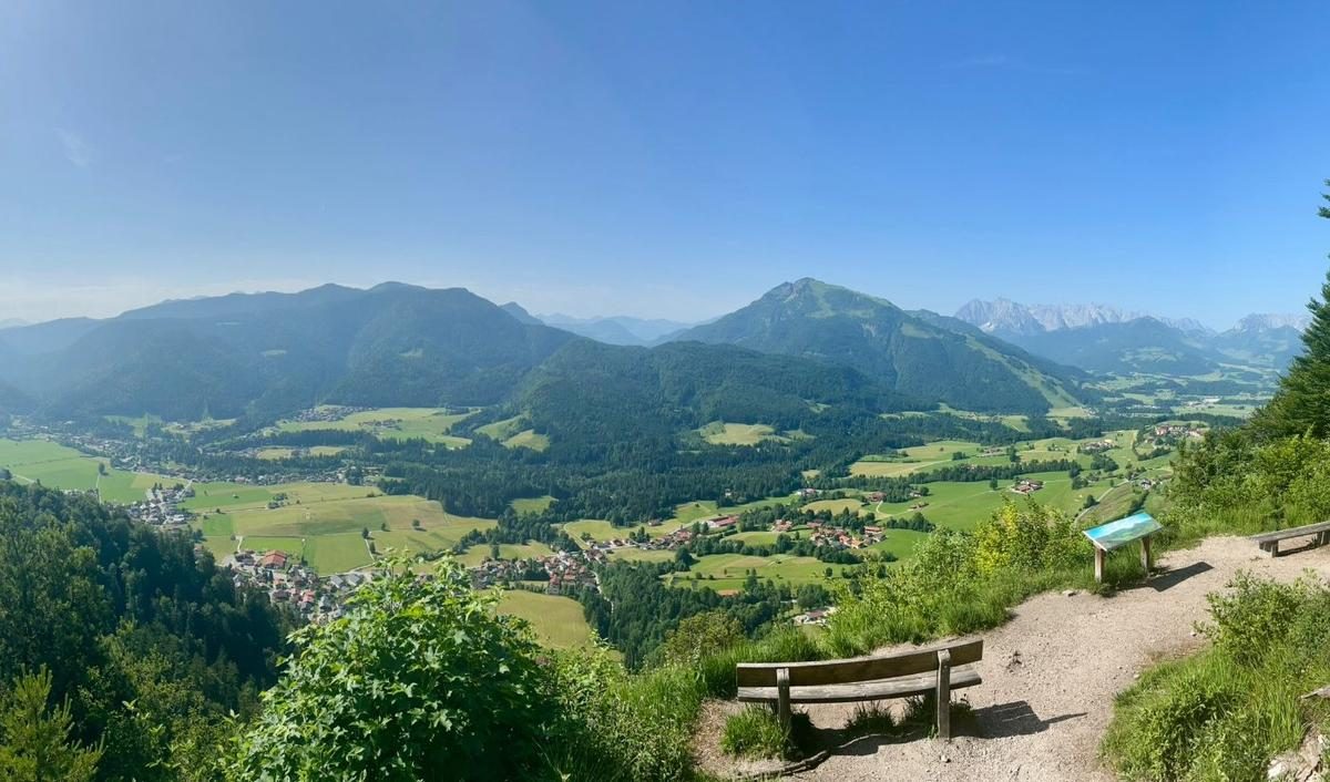 Panoramablick Reit im Winkl
